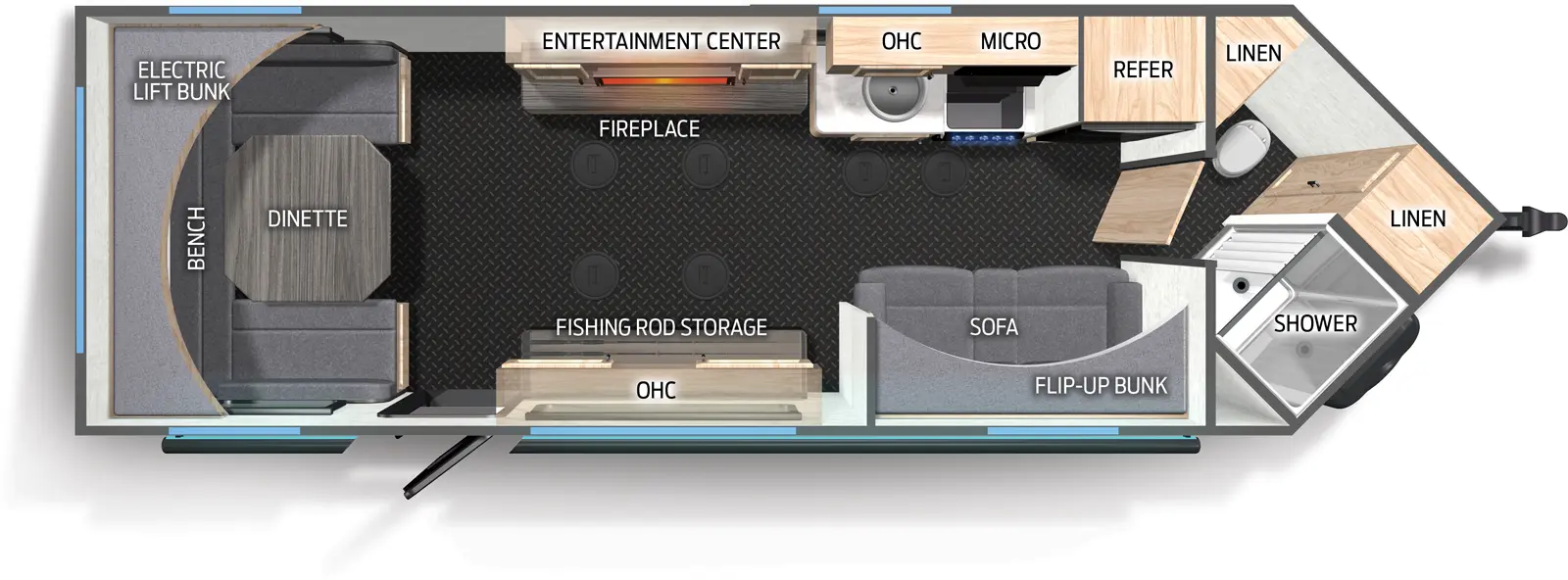 Campsite Ice 21DM Floorplan